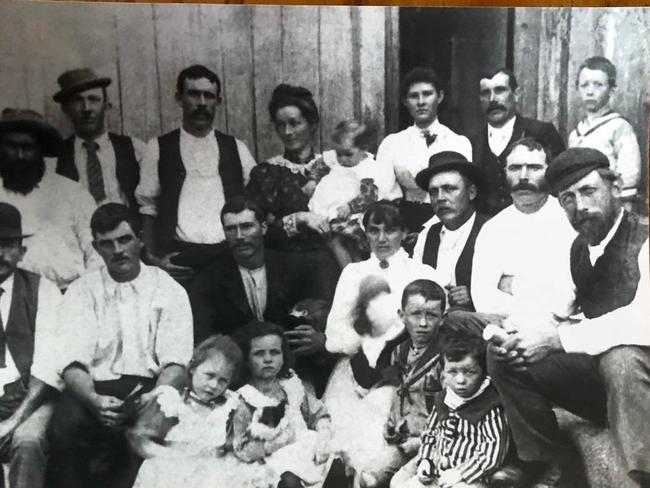 The Maye family who have a memorial at the Tumbulgum cemetery.