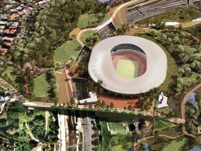 A view of the proposed Brisbane Stadium at Victoria Park, in the Arcadis Victoria Park Strategic Plan for the 2032 Brisbane Olympic Games. Picture: Supplied