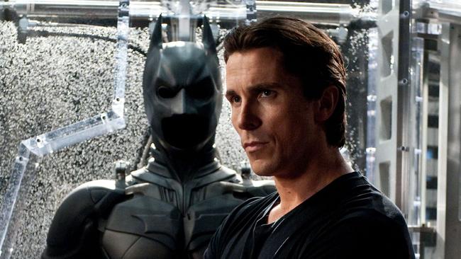 timeOUT: The Dark Knight Rises 2012. Final movie in Christopher Nolan's Batman Trilogy. CHRISTIAN BALE as Bruce Wayne in Warner Bros. Pictures� and Legendary Pictures� action thriller �THE DARK KNIGHT RISES,� a Warner Bros. Pictures release. TM & � DC Comics.