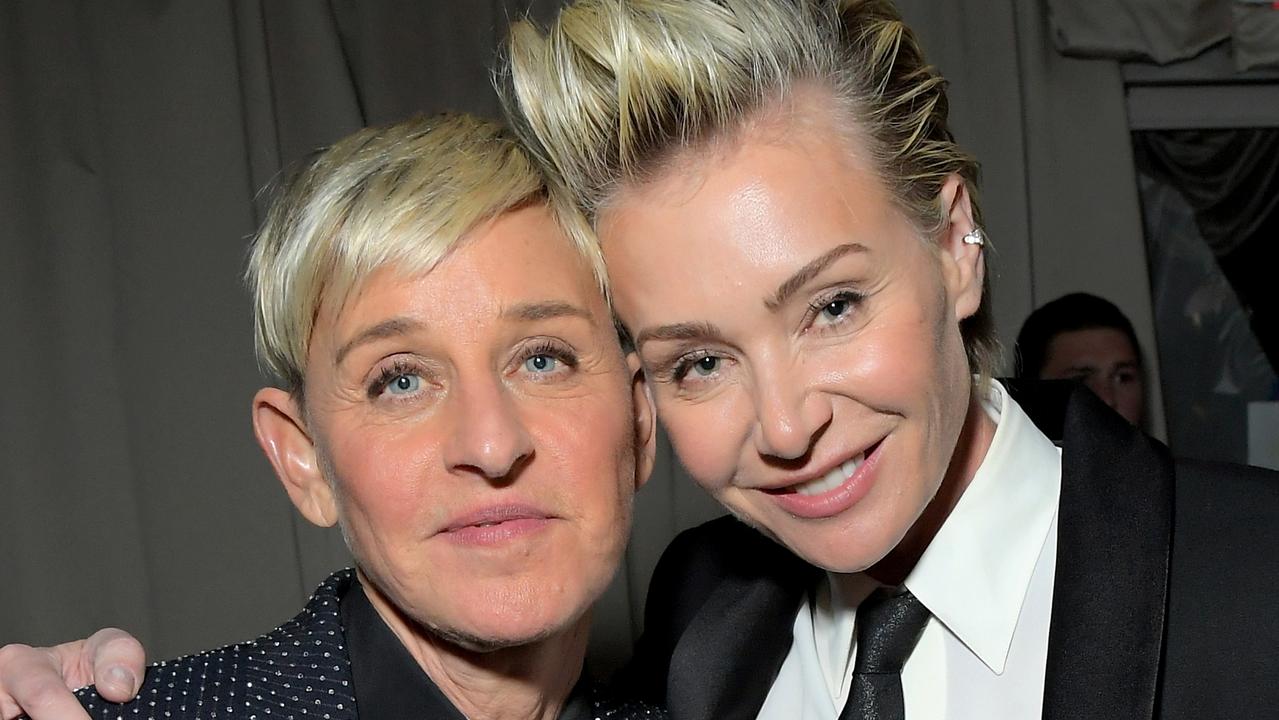 Ellen DeGeneres and Portia de Rossi’s LA mansion was robbed earlier this month. Picture: Getty Images.