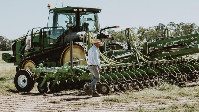 David Curtis will highlight Bellevue Grazing Company's innovative machinery during the Organic Grain Farming Systems Field Day. Photo: Contributed