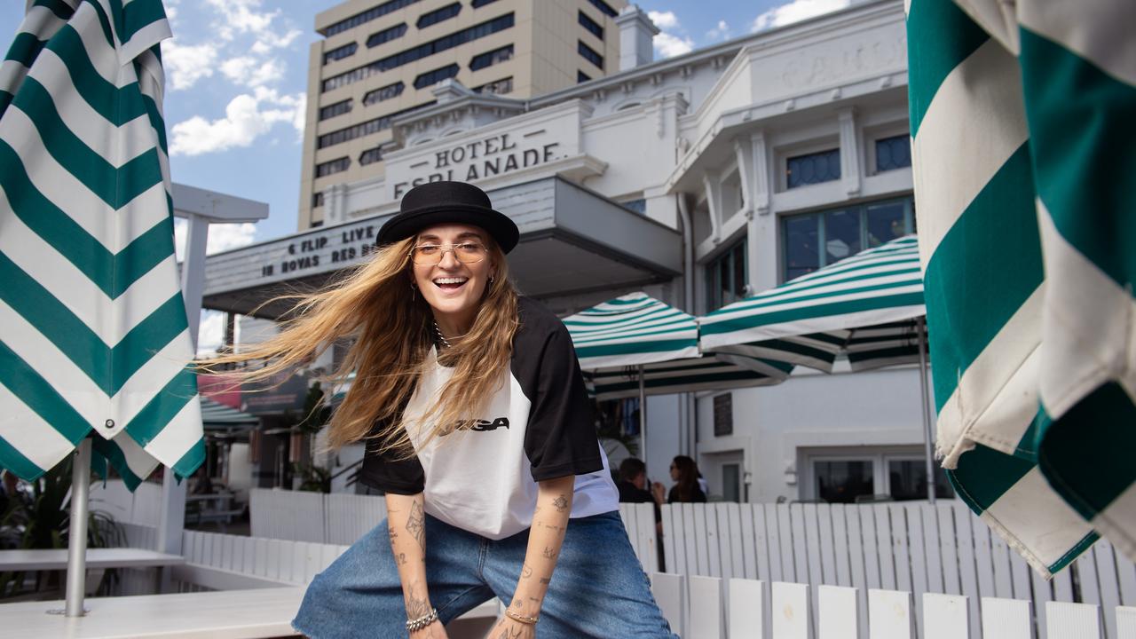 Musician, singer and songwriter G Flip performed at St Kilda’s Esplanade Hotel, aka The Espy, in 2024. Picture: Nicki Connolly.