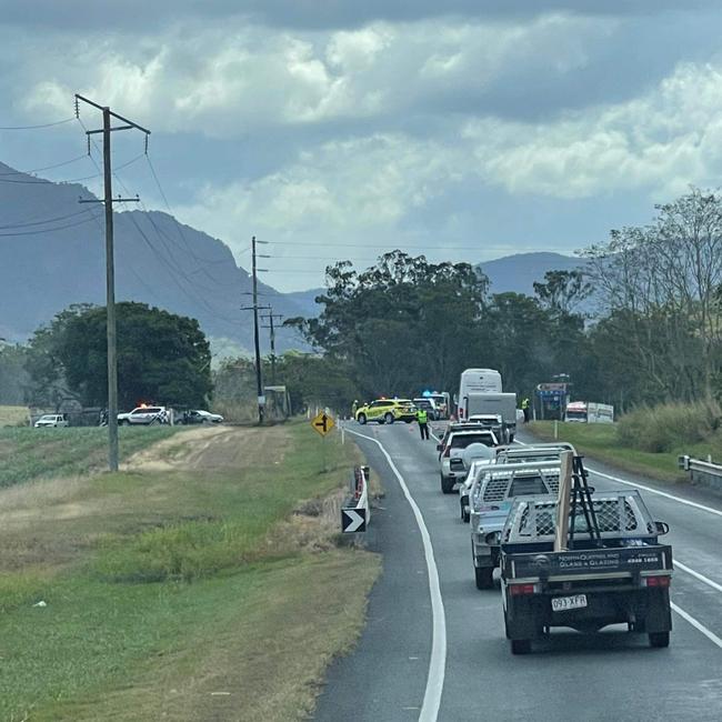 A motorbike rider has been seriously injured in a crash with a car at Yalboroo on Saturday, September 16.