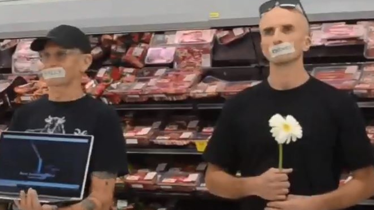 Vegan Activists Stage Second Protest Blocking Supermarket Meat Section ...