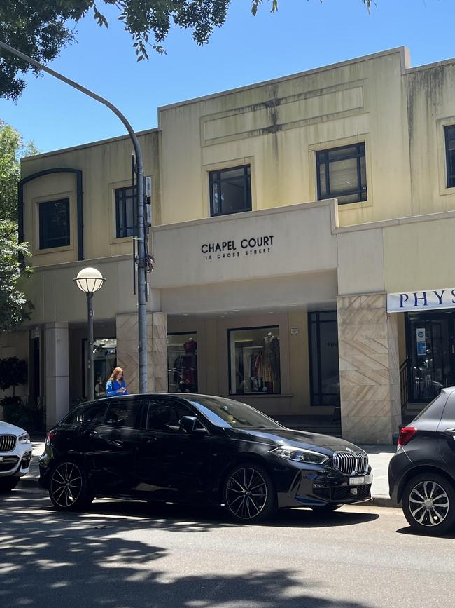 Prestigious offices where Dr Sackelariou worked on Chapel Court Double Bay, Sydney.