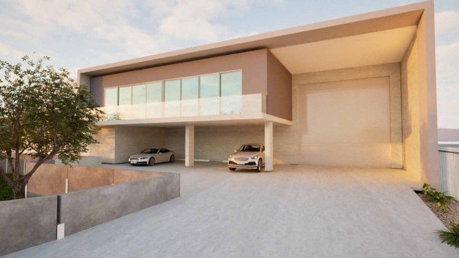 Renders of the proposed industrial shed at 10 David Casey Place, Corbould Park. Photo: North Sun Commercial Interiors