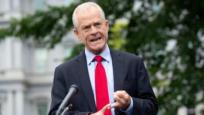 Peter Navarro, a top economic adviser to Donald Trump. Picture: AFP