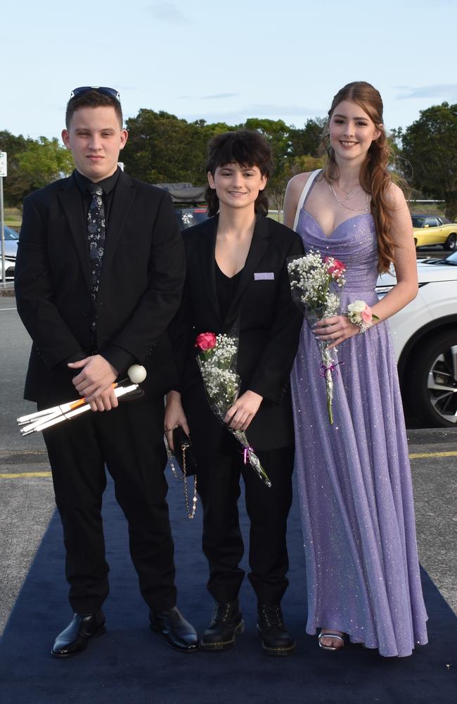 Students at the 2024 Chancellor State College formal.