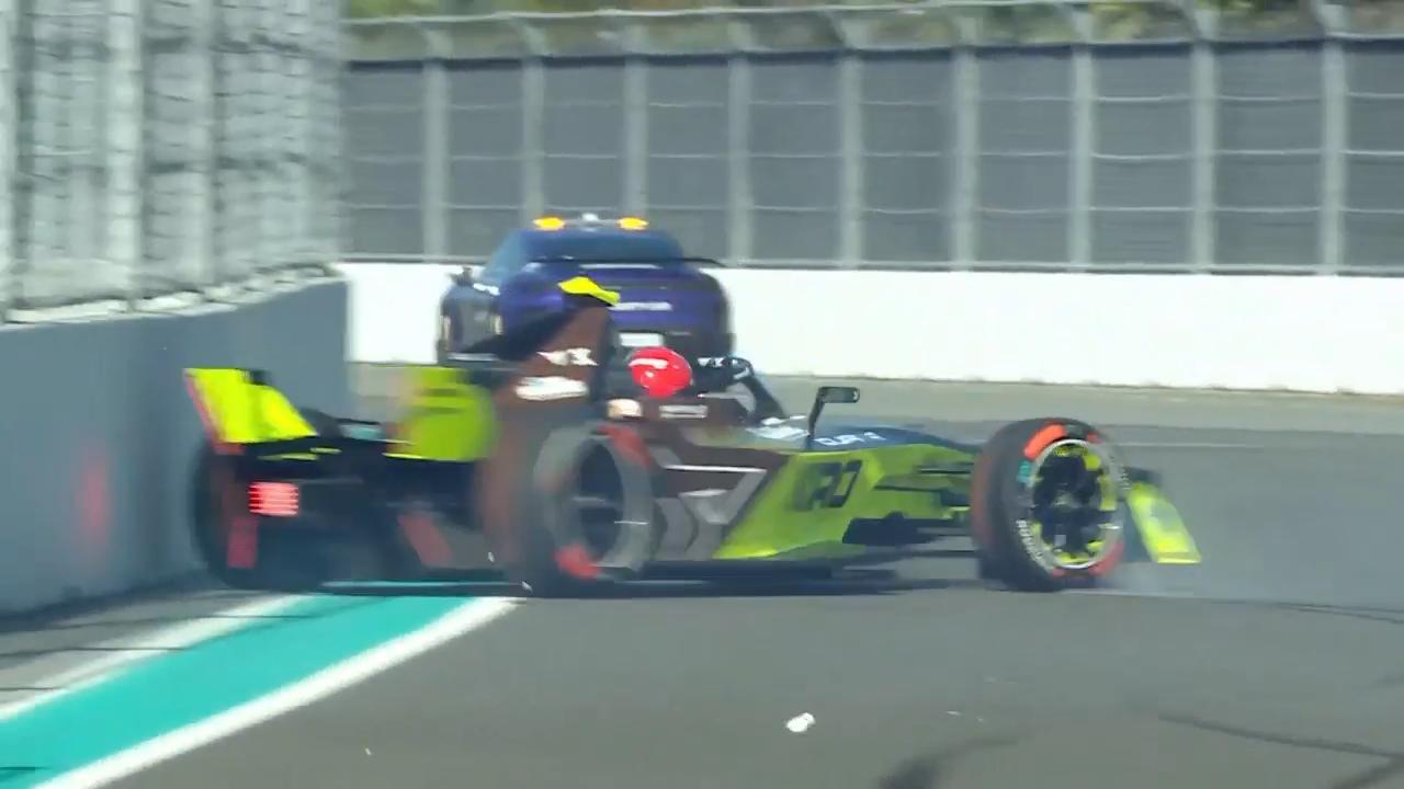 Mr Beast crashes Formula E car