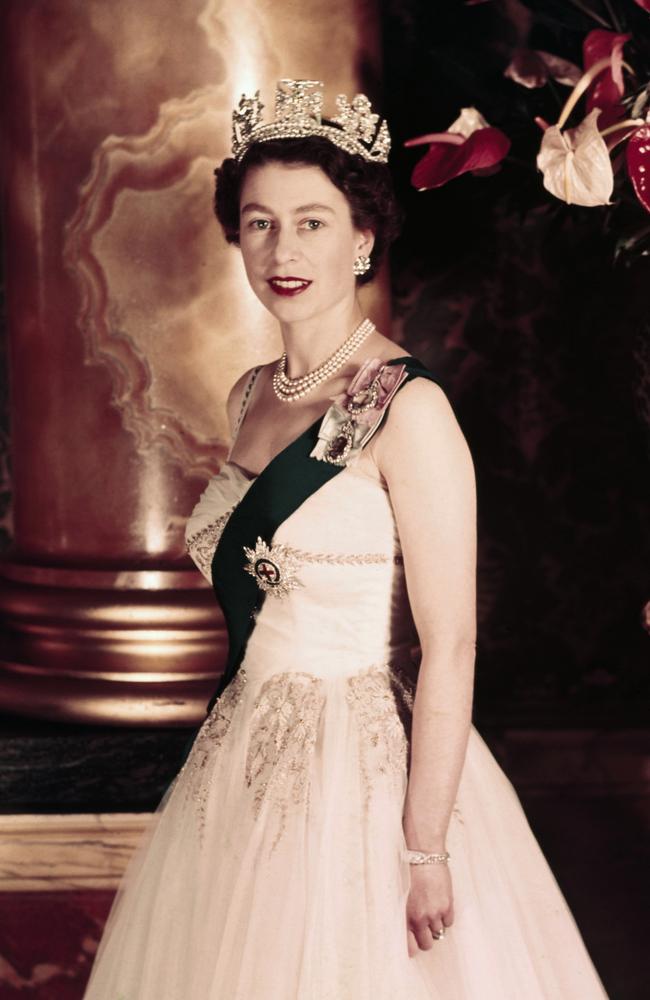 Queen Elizabeth II in 1955.