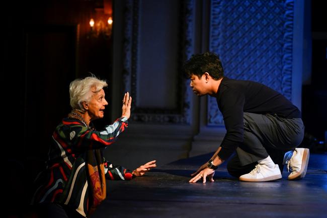 Opera legend Raina Kabaivanska teaches a young singer at her masterclass in Sofia