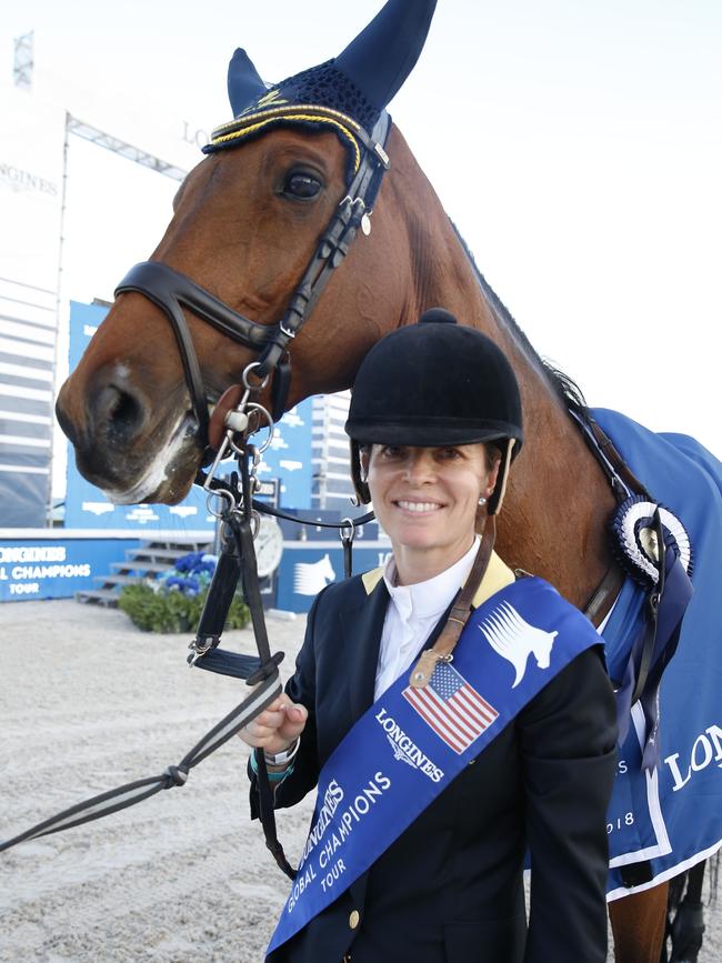 Edwina Tops-Alexander with California wins in Miami. Picture: Stefano Grasso