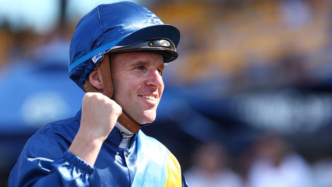 Tommy Berry when riding Roots to win the Hot Danish Stakes earlier this month. Picture: Getty Images.