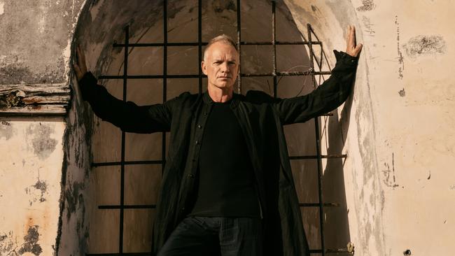 Sting’s 15th solo album The Bridge is an eclectic mix of Celtic and British folk legends, dark tales of deception, recurring dreams and trammelled lust. Picture: Eric Ryan Anderson