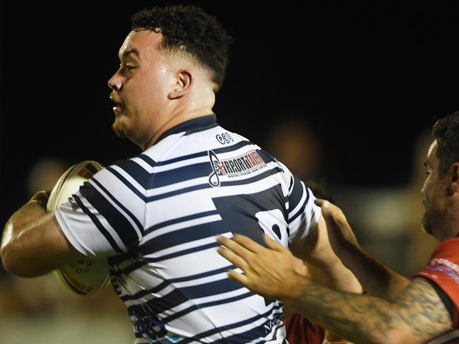 Brothers prop Brayden Daley led the way up front for his team to pull off a remarkable 28-26 upset over Litchfield in the 2020 NRL NT Grand Final. Picture: Katrina Bridgeford