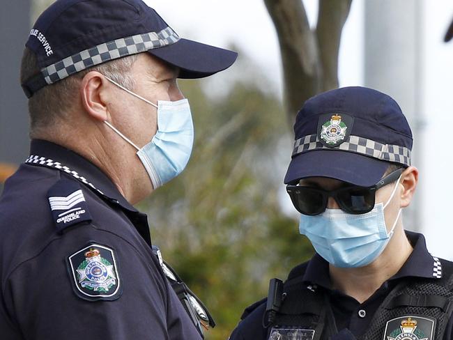 BRISBANE, AUSTRALIA - NewsWire Photos AUGUST 16, 2021: Police have set up a crime scene outside the home of former Wallaby player Toutai Kefu after he and his family were allegedly attacked and stabbed during a home invasion on Monday morning in Brisbane. The family were all taken to hospital with stab wounds. Picture: NCA NewsWire/Tertius Pickard