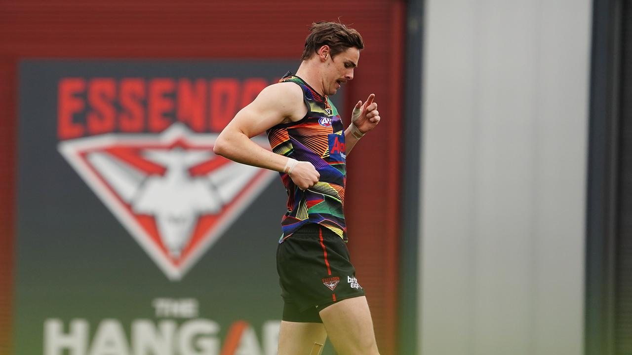 Joe Daniher’s future will be a big story in the back-half of 2020. Picture: Stefan Postles