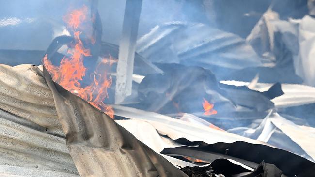 One of the homes lost in the fires around Dalveen, near Warwick, in the Southern Downs regional area near the Queensland to NSW border last week. Picture: NCA NewsWire/John Gass
