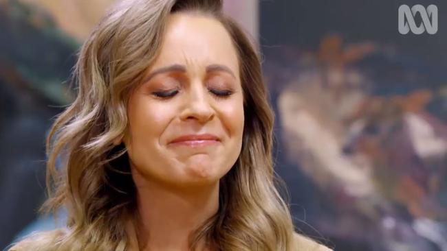 Carrie Bickmore’s emotional appearance on Anh's Brush With Fame.