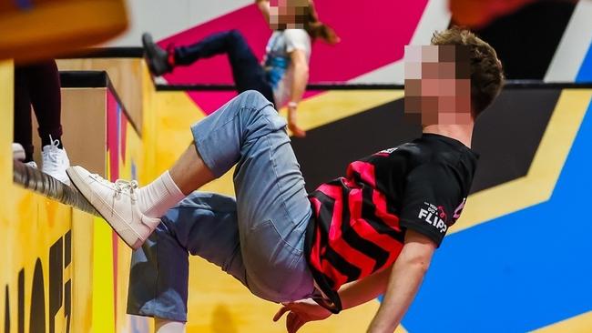 Bounce Australia has been fined a second time over an incident where an 11-year-old boy fractured his sternum falling 4m from a climbing wall. Picture: instagram / @bounceinc (https://www.instagram.com/bounceinc)