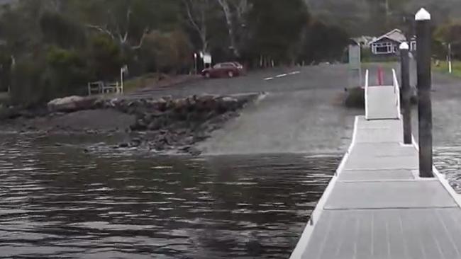 The Rowella Rd Boat Ramp at Sidmouth. Picture: YouTube/ Boat Ramps and Jetties around Tasmania