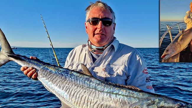 GOTCHA - Joel Hautala's photos and stories of his and his mate Bruce's (pictured) adventures in Laguna Bay won the $100 Davo's Tackle World/ChaseBaits Australia Fish of the Week prize. Photo: www.fishingnoosa.com.au