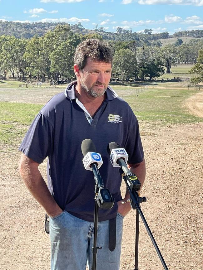 Steve Wheeler, Lexton, has had 1700 sheep stolen in two years. Picture: Zoe Phillips