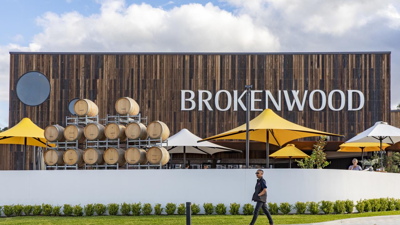 Exterior view of Brokenwood Wines in Pokolbin. Photo: Supplied