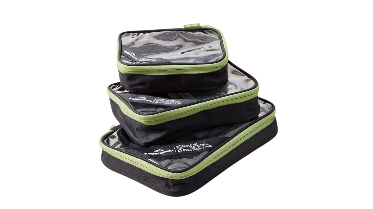 Packing Cube - Classic Clear Cell 3pk. Picture: Kathmandu