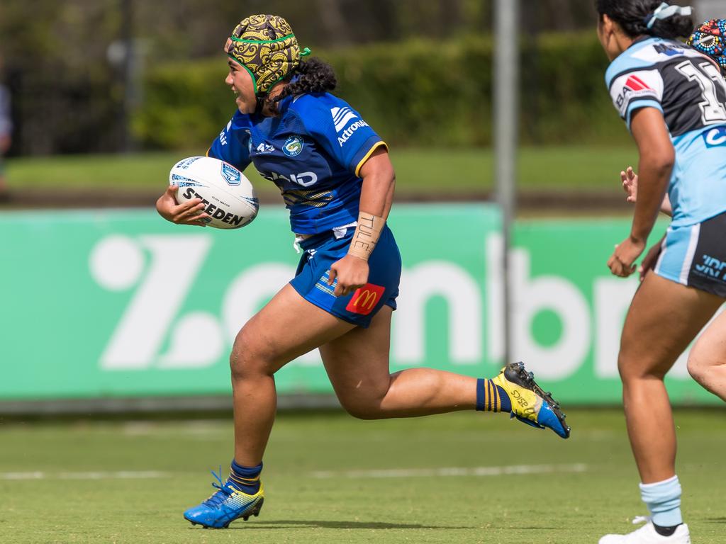 Leonia Vei was also at her rampaging best against Penrith. Picture: Adam Wrightson Photography