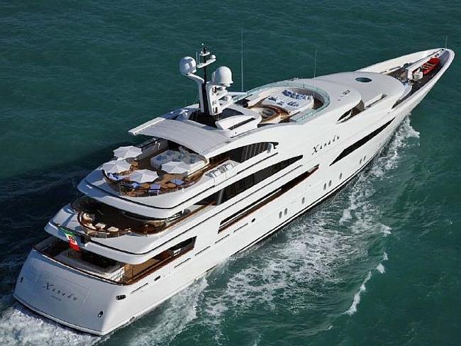 Xanadu, the boat he cordially invited his investors on to. Picture: Supplied 