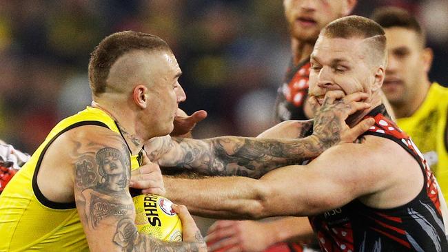 Dustin Martin was missed by the Tigers. Pic: Getty Images