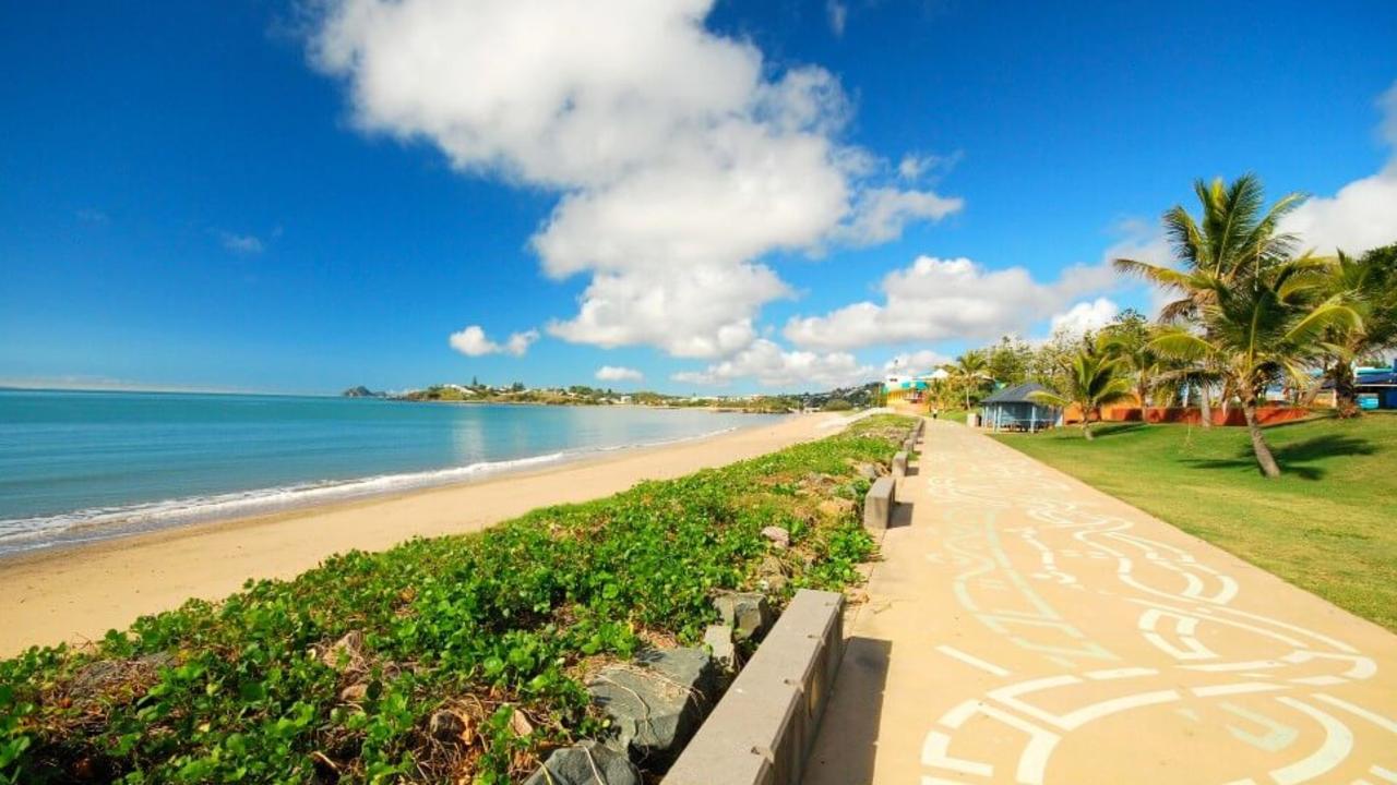 This footpath at Yeppoon Main Beach will see more use from dog walkers after a proposed beach ban comes into effect.