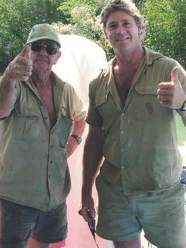 Bob Irwin and his son Steve.