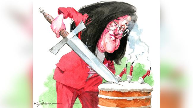 ACCC chief Gina Cass-Gottlieb. Illustration: Sturt Krygsman