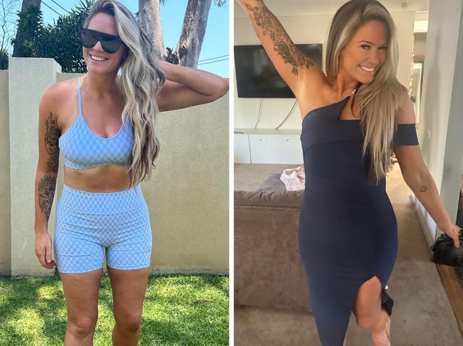 Mum reveals stunning transformation. Picture: SUPPLIED