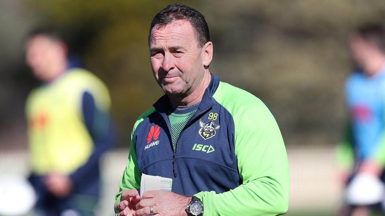 Coach Ricky Stuart has rested a host of Raiders players. Picture Kym Smith