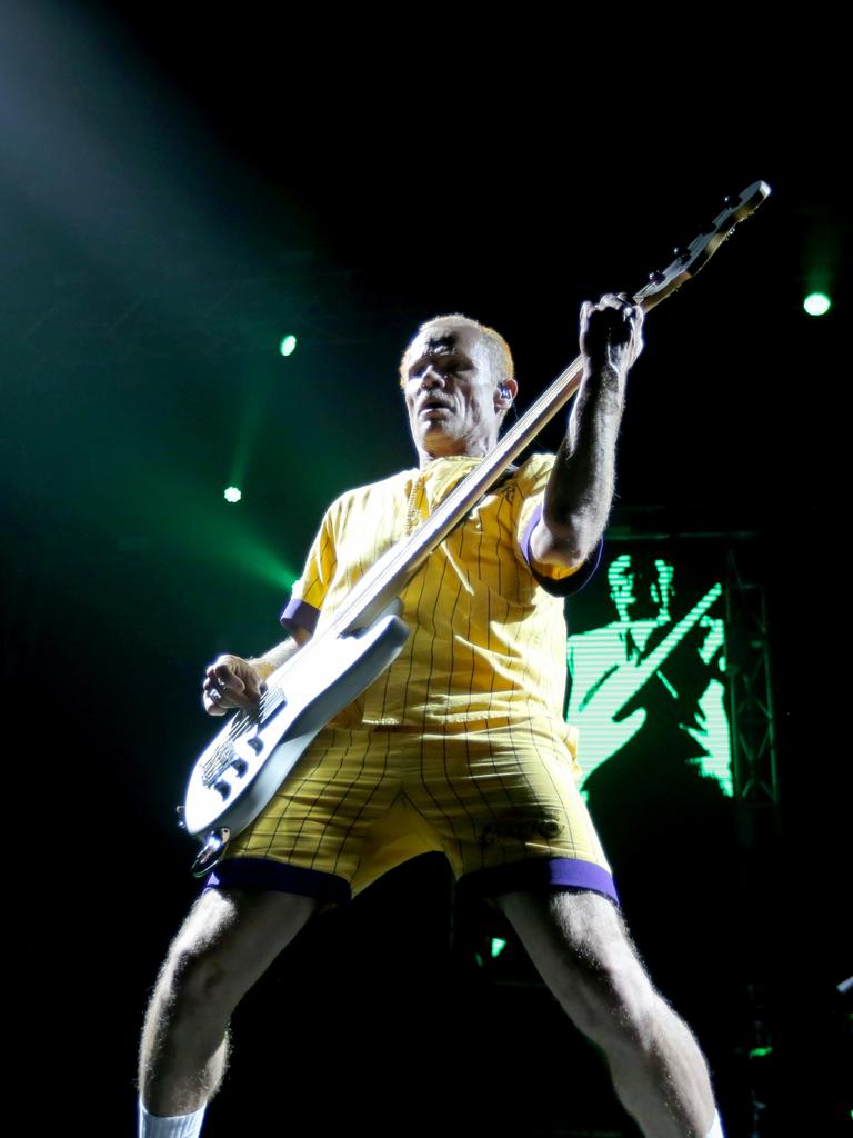 Red Hot Chili Peppers kick off their Australian tour at Hobart's Derwent Entertainment Centre. Picture: PATRICK GEE