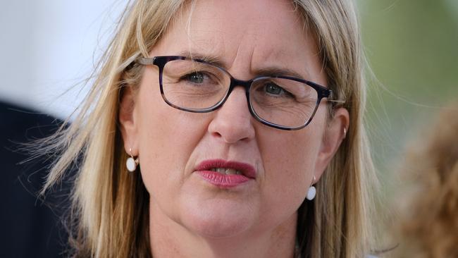 Victorian Transport Infrastructure Minister Jacinta Allan. Picture: Luis Ascui