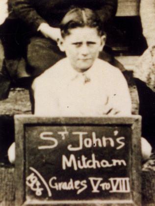 Ronald Ryan as a schoolboy.