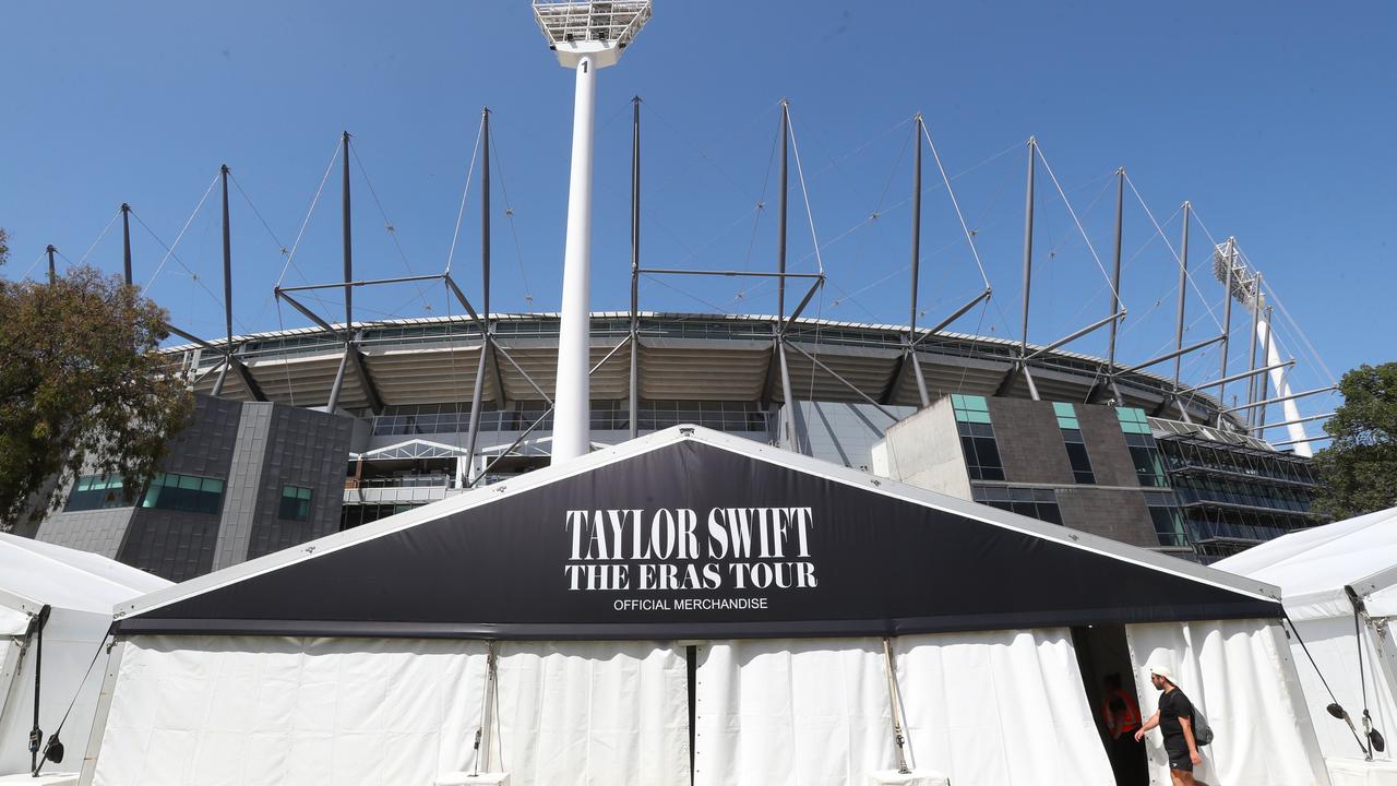 The MCG is deep in preparations for the upcoming concert. Picture: David Crosling