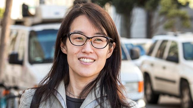 Ellen Pao, former junior partner at Kleiner Perkins Caufield & Byers, exits state court in San Francisco, California, U.S., on Wednesday, March 25, 2015. After two days of closing arguments, a month of finger-pointing testimony from both sides, the day of reckoning for the venture capital firm Kleiner Perkins Caufield & Byers has finally come in the sex-bias trial that has gripped Silicon Valley. Photographer: David Paul Morris/Bloomberg via Getty Images