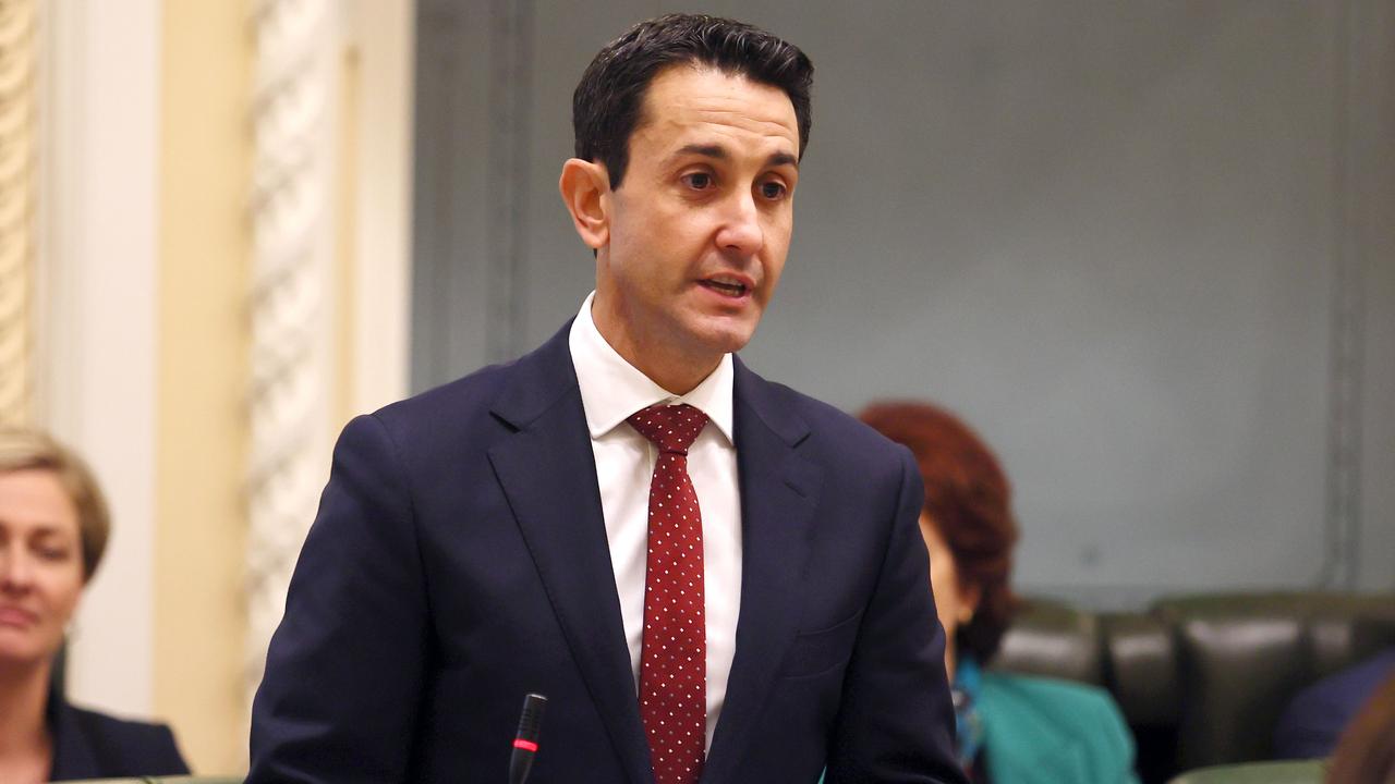 BRISBANE, AUSTRALIA - NewsWire Photos JUNE 15, 2023: Opposition leader David Crisafulli during the parliament sitting in Brisbane. Picture: NCA NewsWire/Tertius Pickard