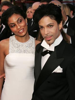 Second wife ... Musician Prince and ex-wife Manuela Testolini in 2005.  Picture:  Getty