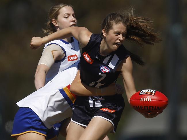 Geelong Falcons Sara Howley will return for her final year in the Coates Talent League.