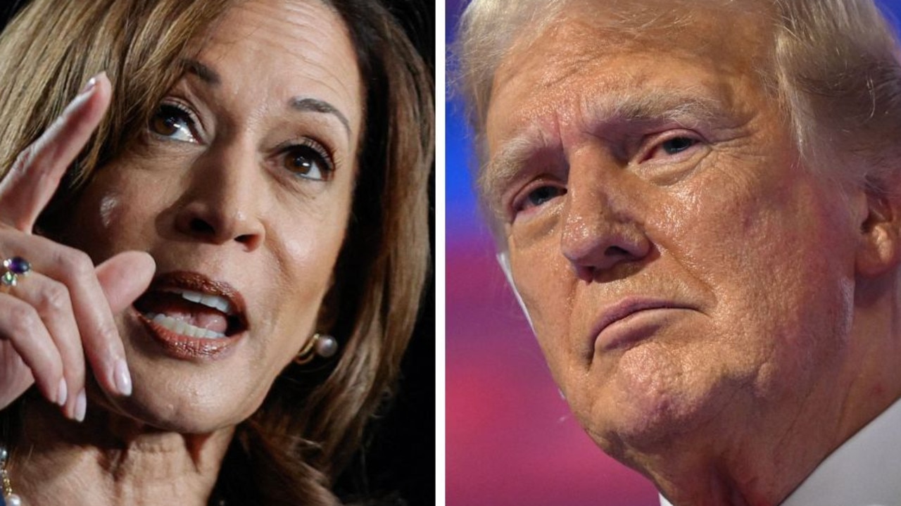 Kamala Harris and Donald Trump.