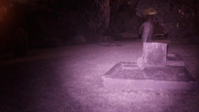 A spooky image captured St Bartholomew's Cemetery Prospect on October 31, 2015.