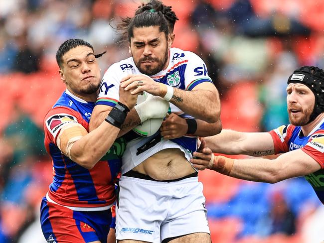 Tohu Harris leaves a gaping hole in the Warriors’ forward pack. Picture: Mark Evans/Getty Images