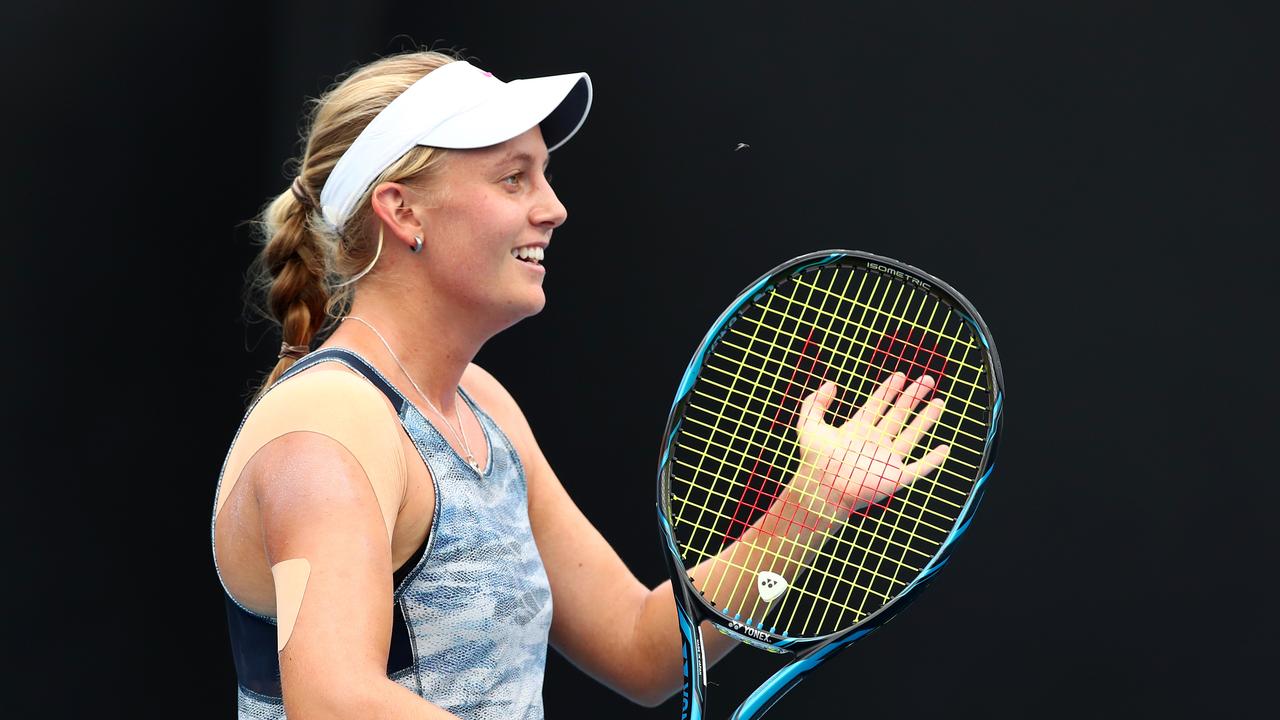 Australian tennis player Zoe Hives will make her Wimbledon debut next week. Picture: Getty Images