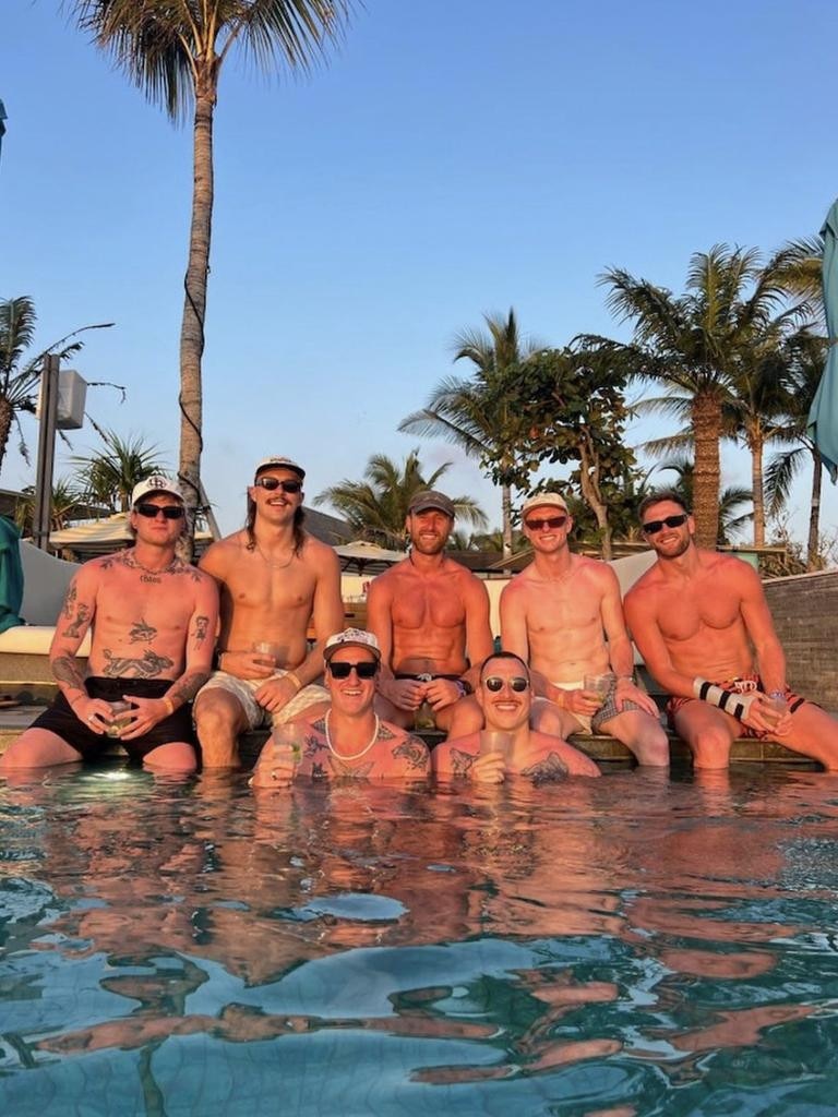 The Indonesian island is loved by AFL players during their off-season break. Picture: Instagram / @dysonheppell